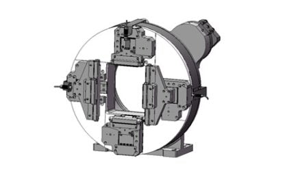 Dairuike 240 Laser Chuck DRK24HZG-FS Rotary Laser Front Chuck