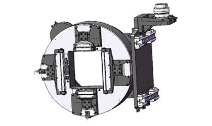 Dairuike 360 Laser Chuck DRK36HZG-FS Pneumatic Front Chuck Side Hung