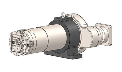 Dairuike 220 Laser Chuck DRK22HWG-D Pneumatic Rotary Rear Chuck
