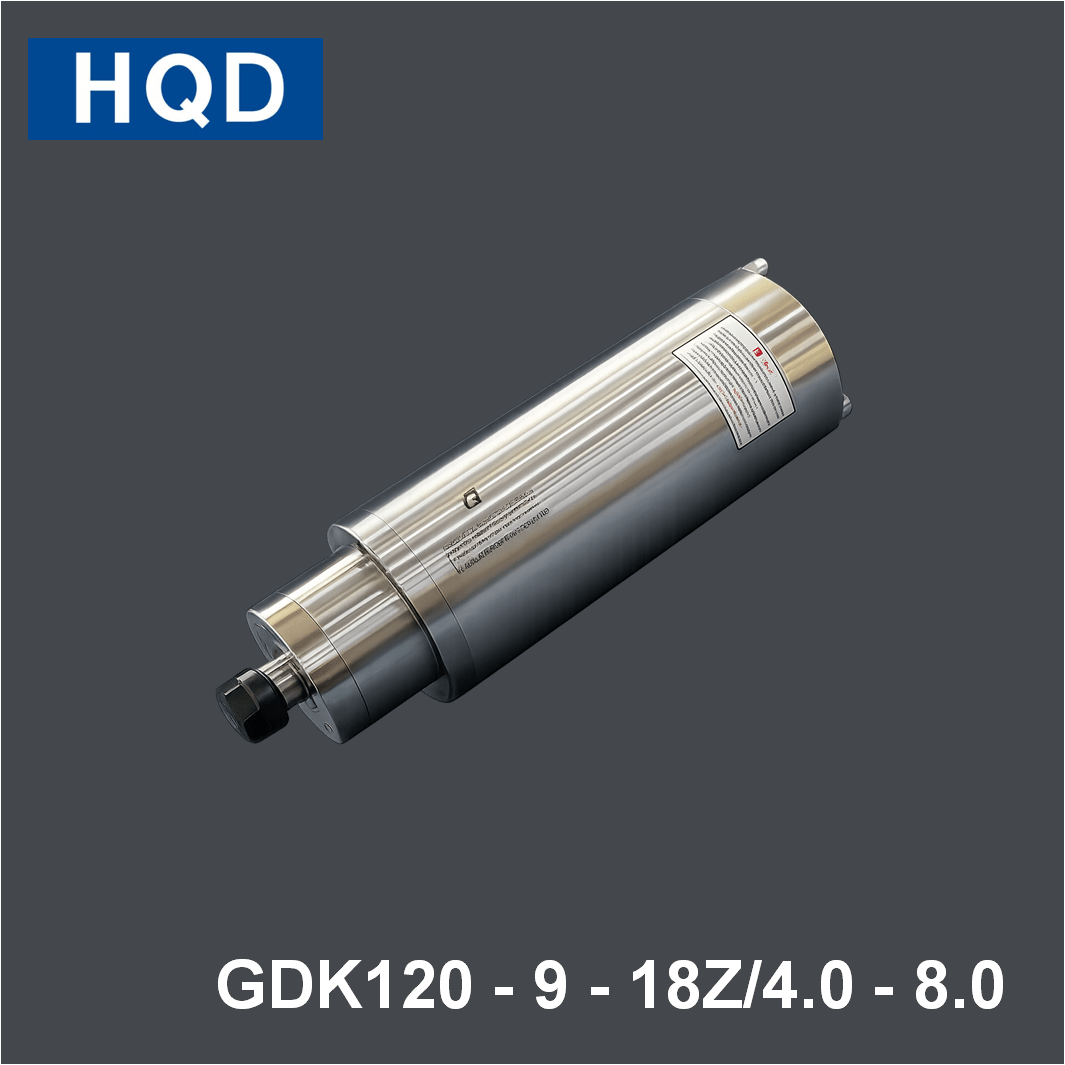 HQD GDK Engraving and Milling Constant Power Electric Spindle GDK120 - 9 - 18Z/4.0 - 8.0 - MAS AUTO SYSTEMS PVT LTD