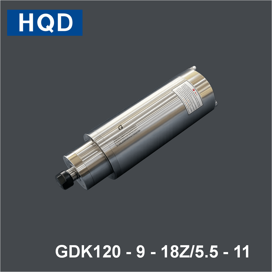 HQD GDK Engraving and Milling Constant Power Electric Spindle GDK120 - 9 - 18Z/5.5 - 11 - MAS AUTO SYSTEMS PVT LTD