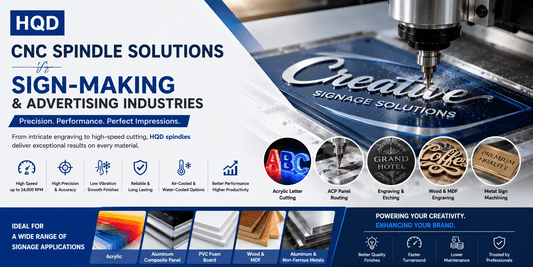 CNC Spindle Solutions for Sign-Making and Advertising Industries - MAS AUTO SYSTEMS PVT LTD