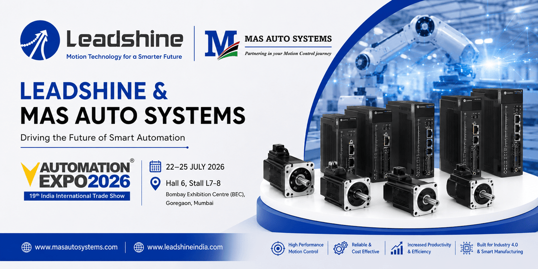 MAS Auto Systems & Leadshine at Automation Expo 2026 - MAS AUTO SYSTEMS PVT LTD