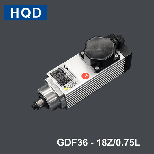 HQD GDF Edge Bander Electric Spindle GDF36 - 18Z/0.75L - MAS AUTO SYSTEMS PVT LTD