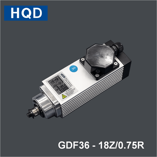 HQD GDF Edge Bander Electric Spindle GDF36 - 18Z/0.75R - MAS AUTO SYSTEMS PVT LTD