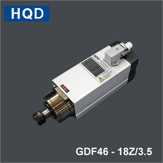 HQD GDF Woodworking Air - cooled Mounting Base Spindle GDF46 - 18Z/3.5 - MAS AUTO SYSTEMS PVT LTD