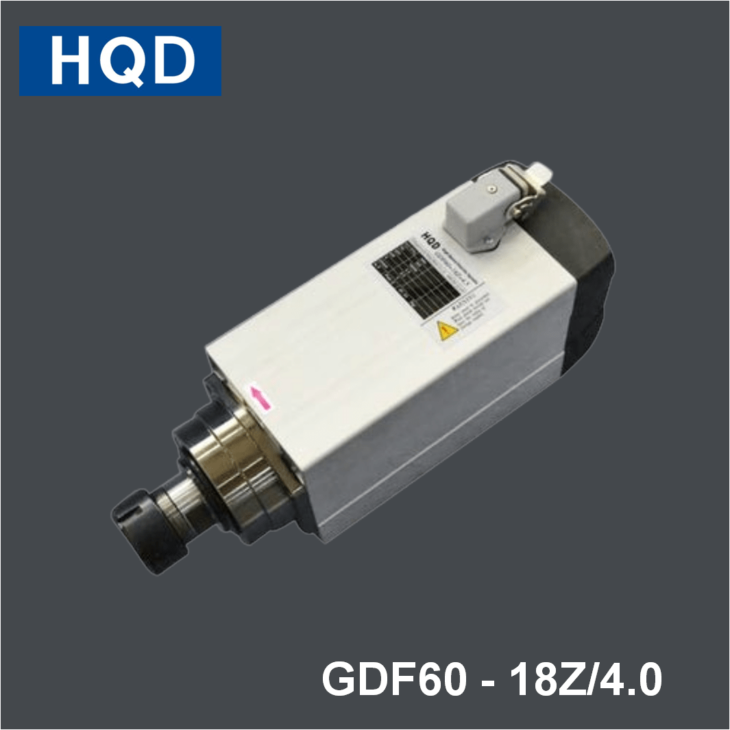 HQD GDF Woodworking Low - noise Air - cooled Spindle GDF60 - 18Z/4.0 Mounting base - MAS AUTO SYSTEMS PVT LTD