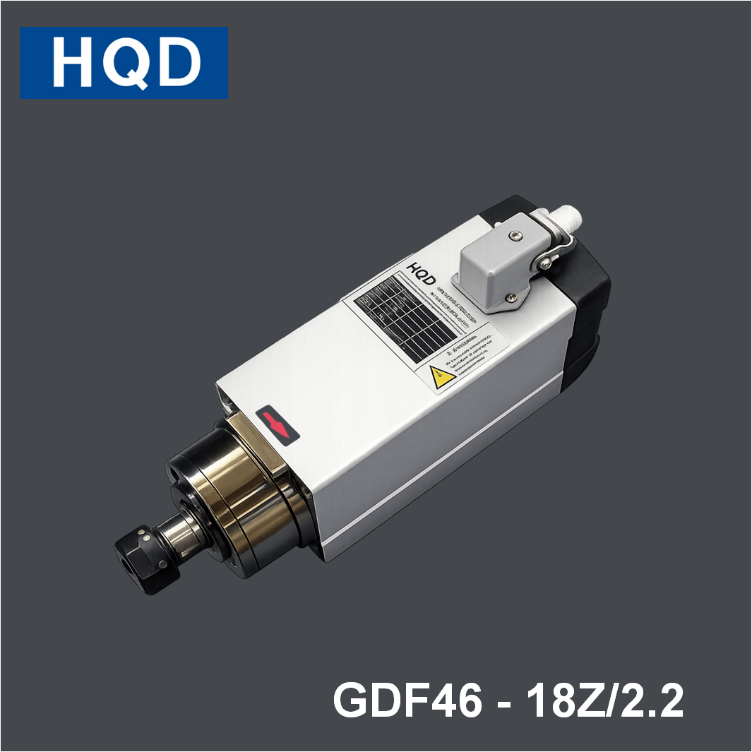 HQD GDF Woodworking Square Air - cooled Spindle GDF46 - 18Z/2.2 - MAS AUTO SYSTEMS PVT LTD