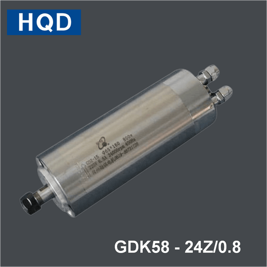 HQD GDK Engraving and Milling Constant Torque Spindle GDK58 - 24Z/0.8 - MAS AUTO SYSTEMS PVT LTD