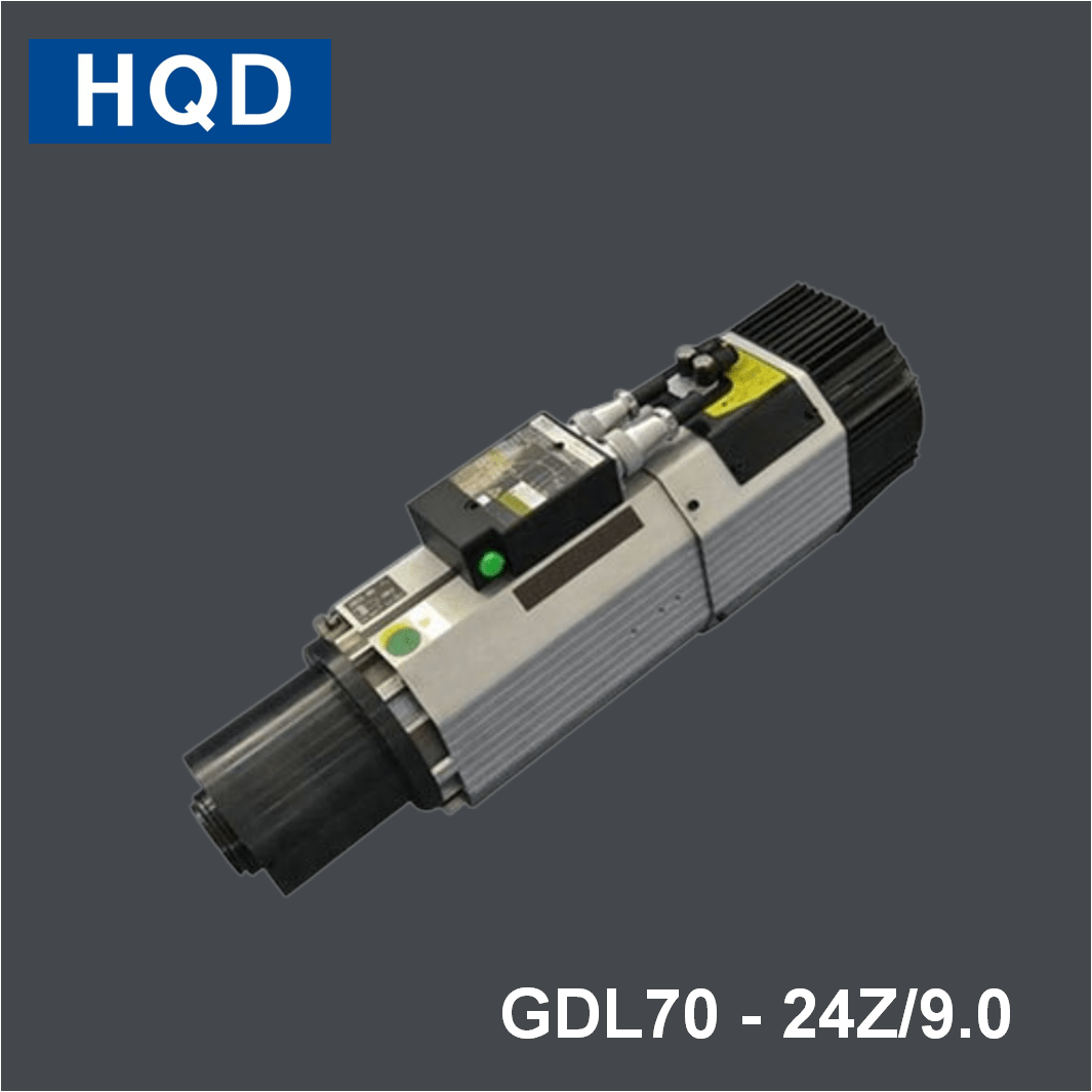 HQD GDL Automatic Tool Change Air - cooled Broach Spindle GDL70 - 24Z/9.0 Major axis - MAS AUTO SYSTEMS PVT LTD