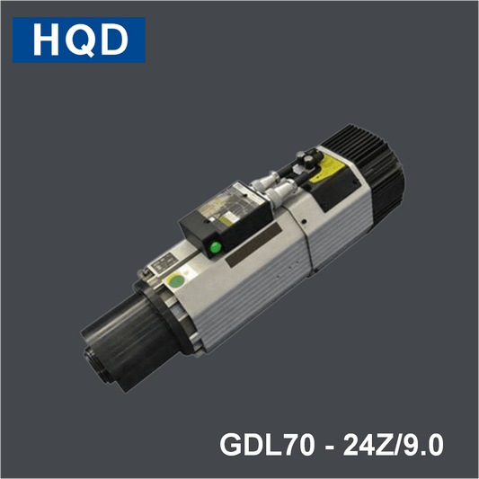 HQD GDL Automatic Tool Change Air - cooled Broach Spindle GDL70 - 24Z/9.0 Major axis - MAS AUTO SYSTEMS PVT LTD