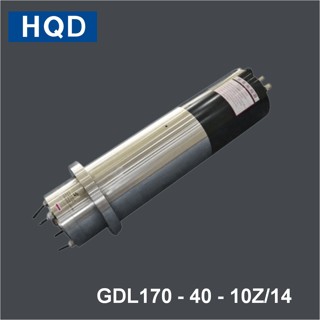 HQD GDL Automatic Tool Change Water - cooled Broach Spindle With Flange GDL170 - 40 - 10Z/14 - MAS AUTO SYSTEMS PVT LTD